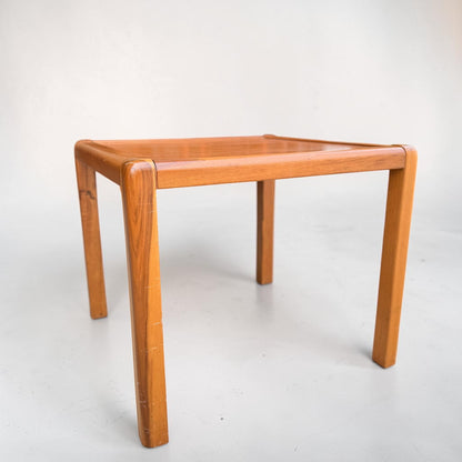 Petite Mid-Century Parker Square Teak Coffee Table