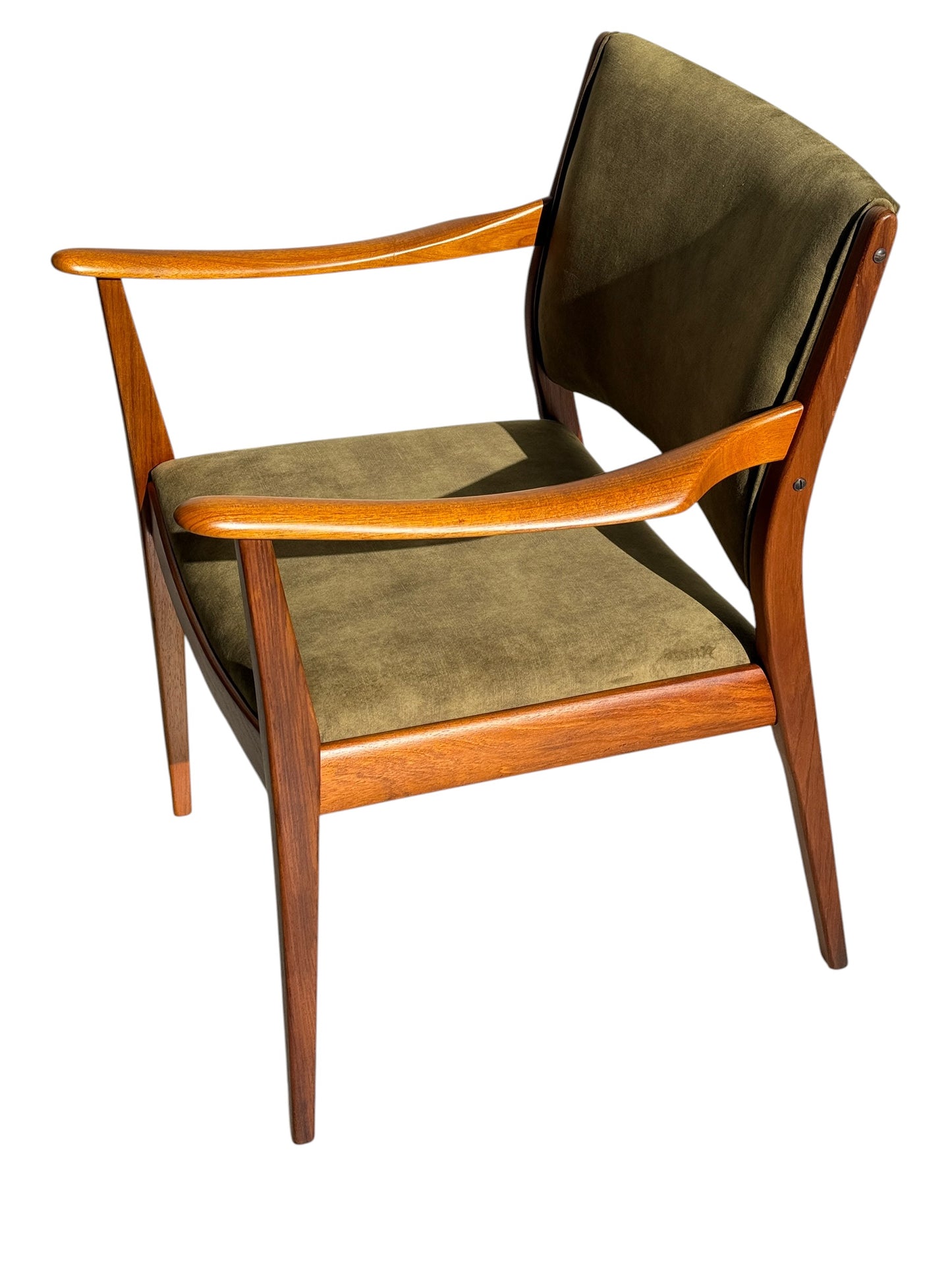 TH Brown Blackwood Carver Armchair – Fully Restored