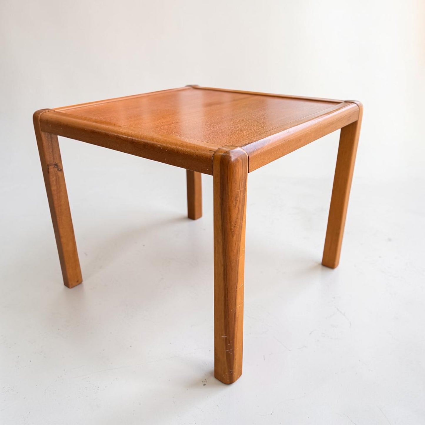 Petite Mid-Century Parker Square Teak Coffee Table