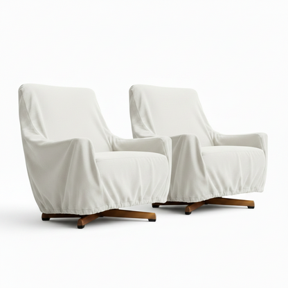 COMING SOON! Pair Tessa T21 Swivel Armchairs in Velvet Mareeba Bark Price Per Chair