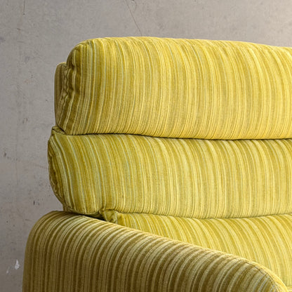 Tessa T7 Armchair Electric Chartreuse Ribbed Velvet (Revive)