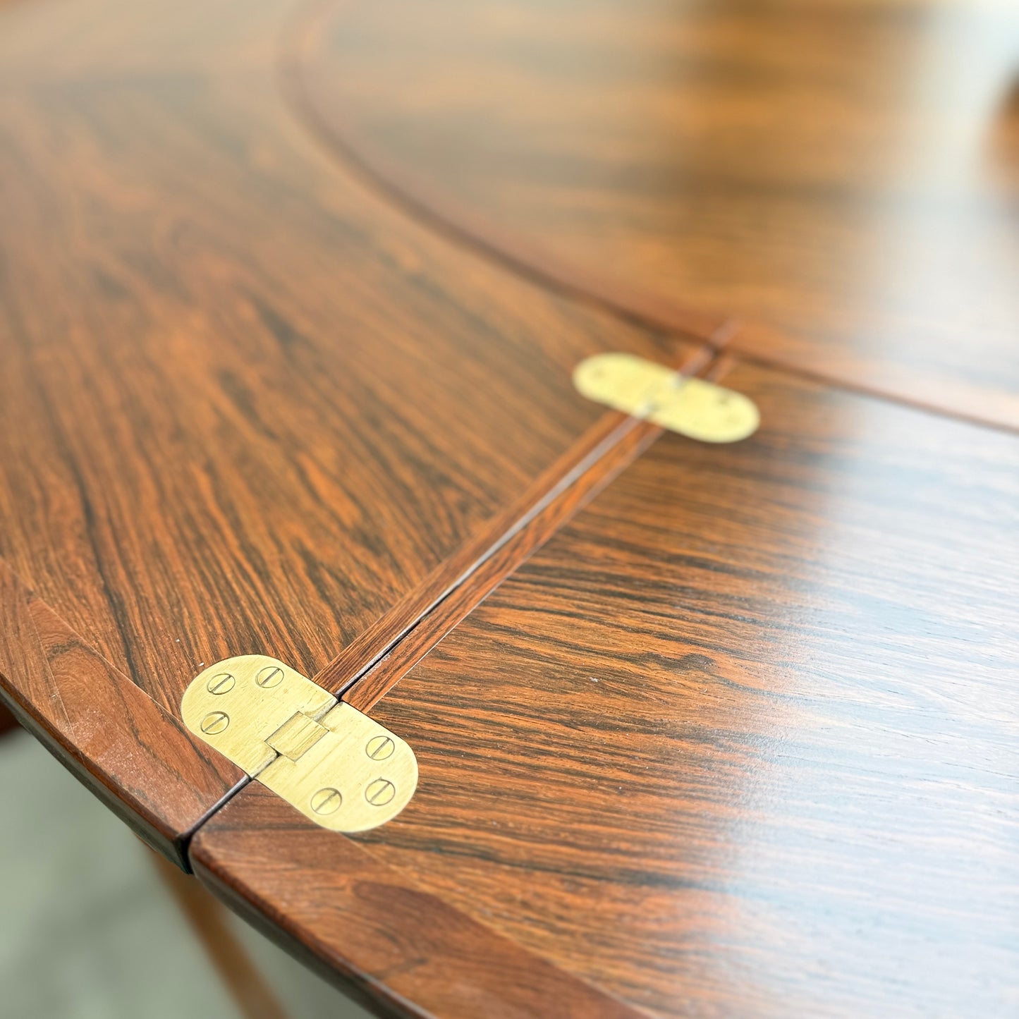 Dyrlund “Flip-Flap” Dining Table – Brazilian Rosewood – Ultra Rare (Revive)