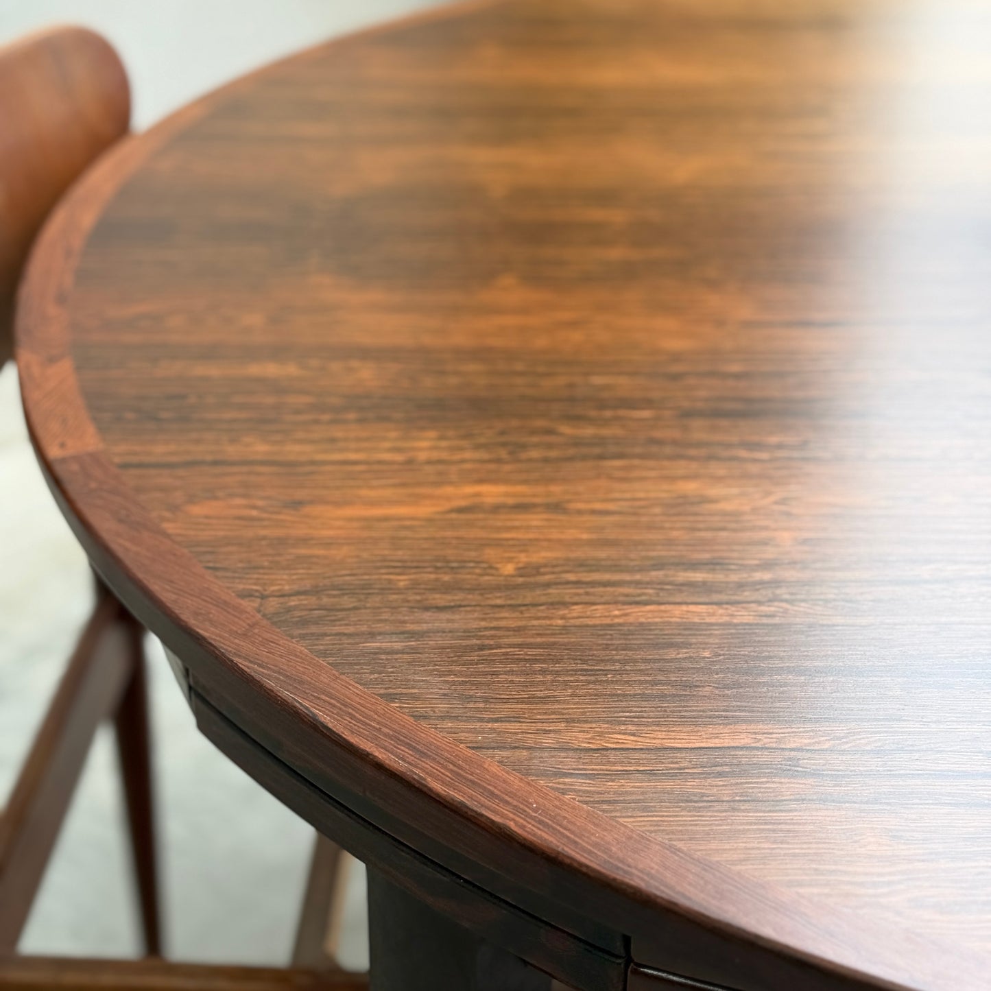 Dyrlund “Flip-Flap” Dining Table – Brazilian Rosewood – Ultra Rare (Revive)