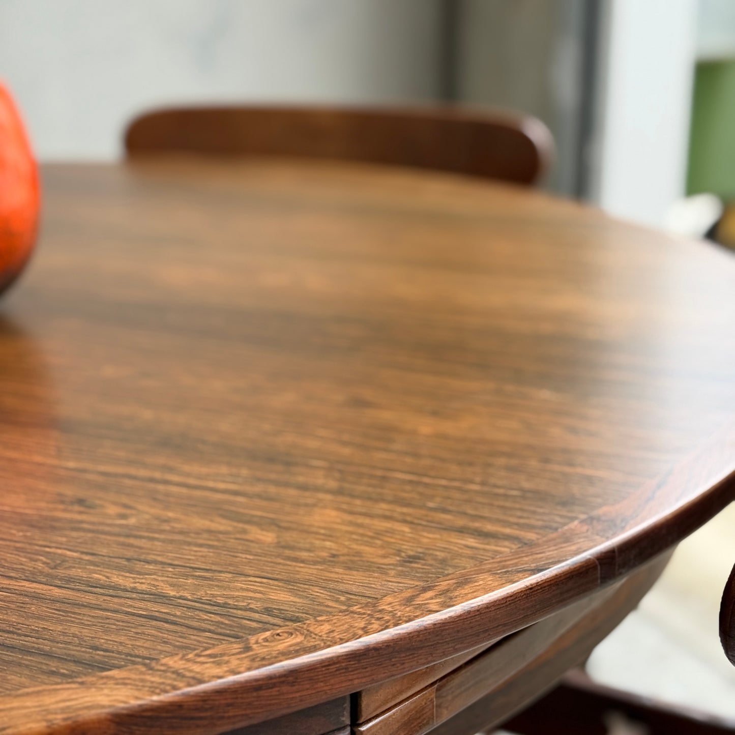 Dyrlund “Flip-Flap” Dining Table – Brazilian Rosewood – Ultra Rare (Revive)