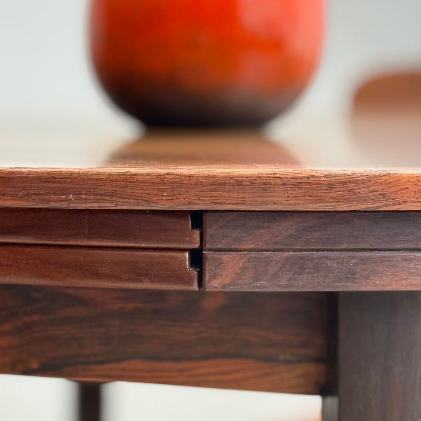 Dyrlund “Flip-Flap” Dining Table – Brazilian Rosewood – Ultra Rare (Revive)