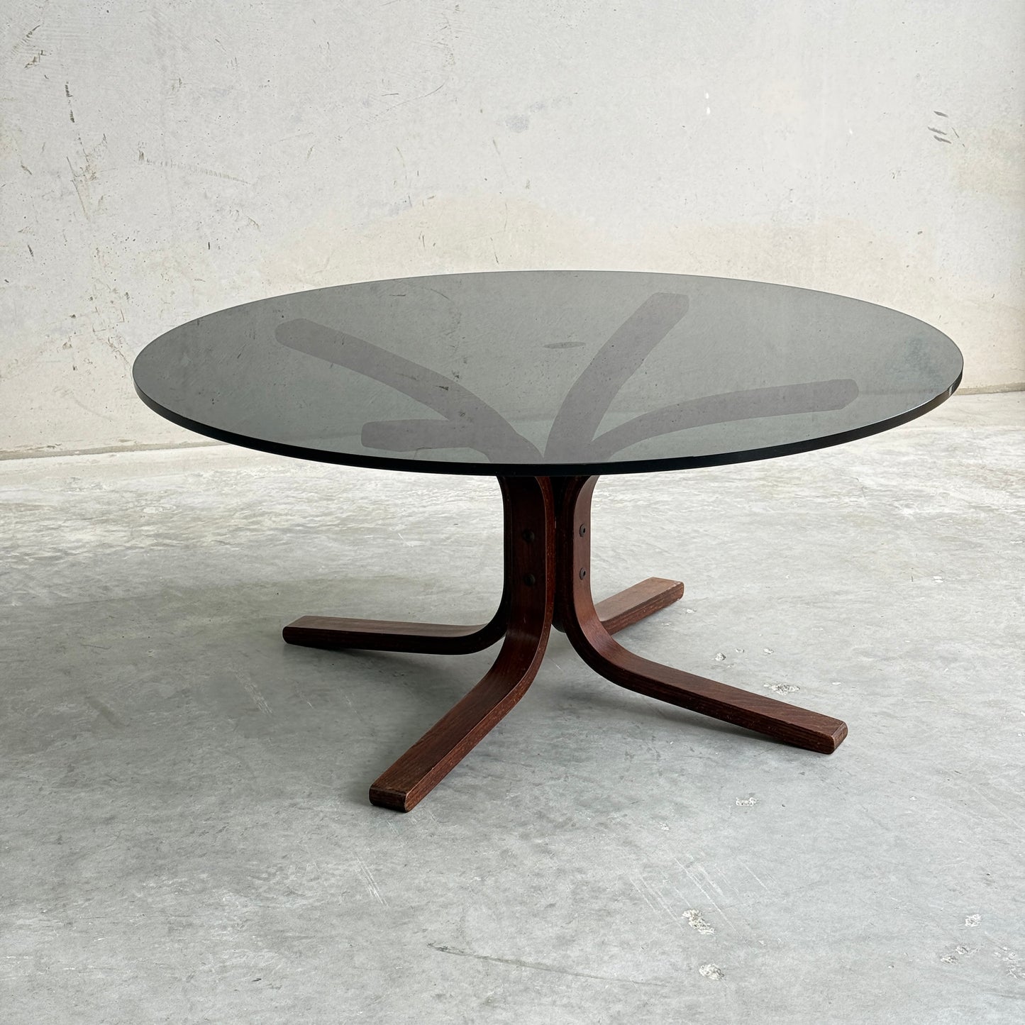 Ingmar Relling Norwegian Siesta Glass Coffee Table  for Westnofa (Revive)
