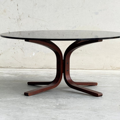 Ingmar Relling Norwegian Siesta Glass Coffee Table  for Westnofa (Revive)