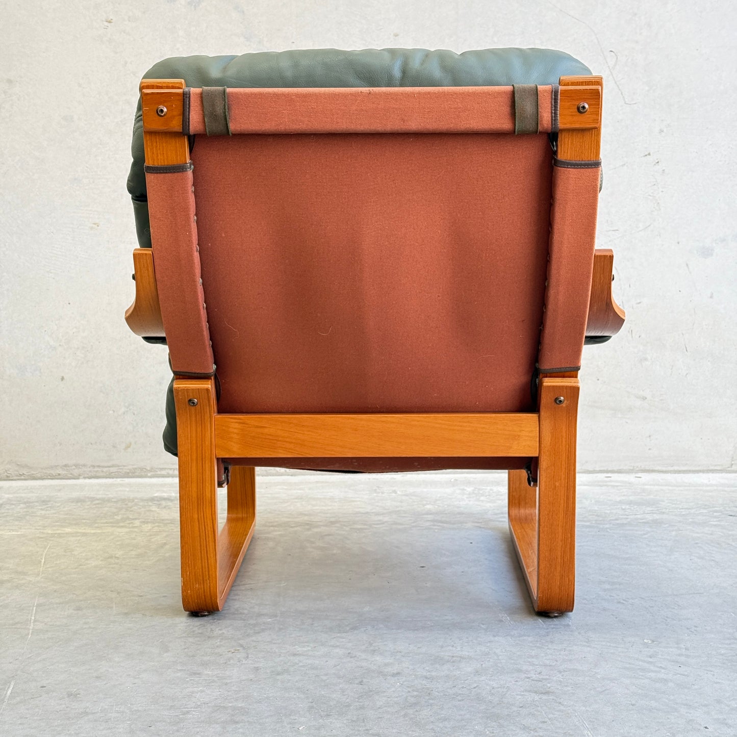 Tessa Stockholm Armchair & Foot Stool – Forest Green (Revive)