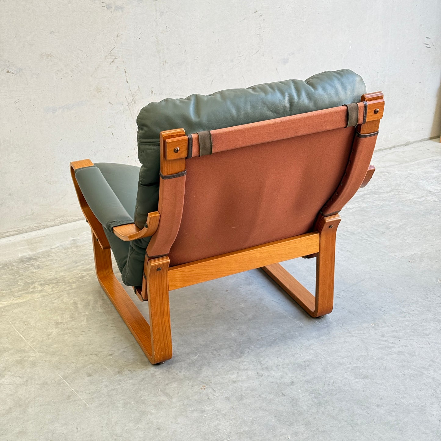 Tessa Stockholm Armchair & Foot Stool – Forest Green (Revive)