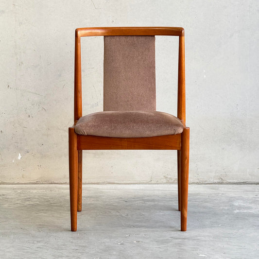 Parker T-Back Number 88 Dining Chairs Set of 6 -  Blush Velour (Revive)