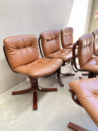 Joe Rufenacht Set of 6 Designer Dining Chairs & Solid Wooden Table Suite (Revive)