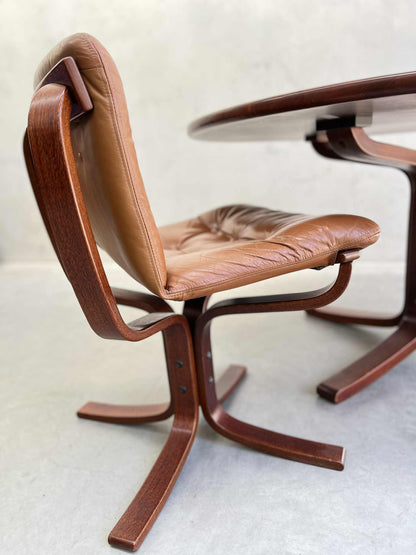 Joe Rufenacht Set of 6 Designer Dining Chairs & Solid Wooden Table Suite (Revive)