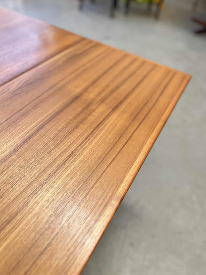 Parker Mid-1970s Honey Teak Extending Dining Table (Revive)