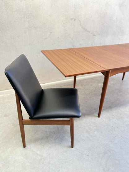 Parker Mid-1970s Honey Teak Extending Dining Table (Revive)