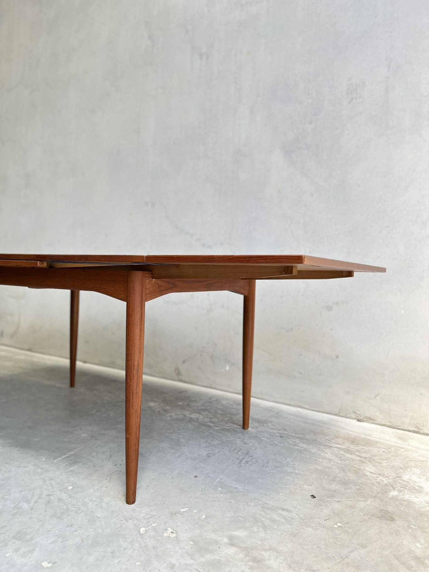 Parker Mid-1970s Honey Teak Extending Dining Table (Revive)