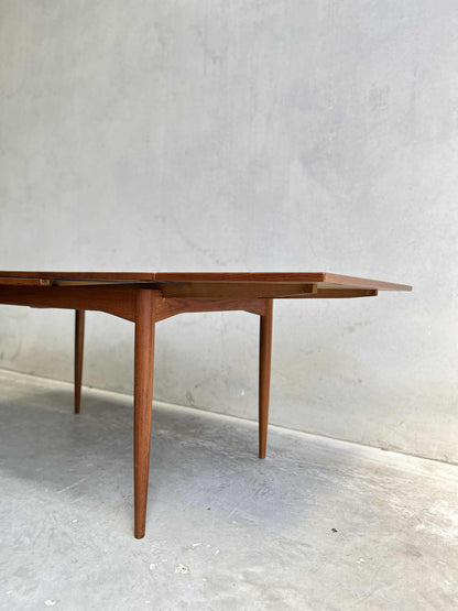 Parker Mid-1970s Honey Teak Extending Dining Table (Revive)