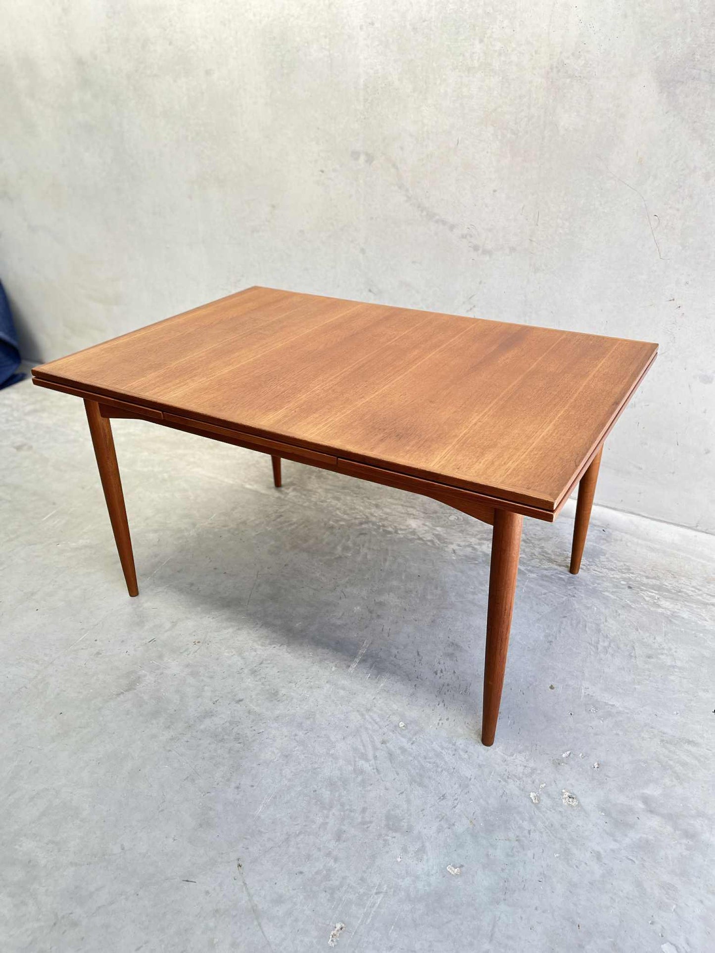 Parker Mid-1970s Honey Teak Extending Dining Table (Revive)