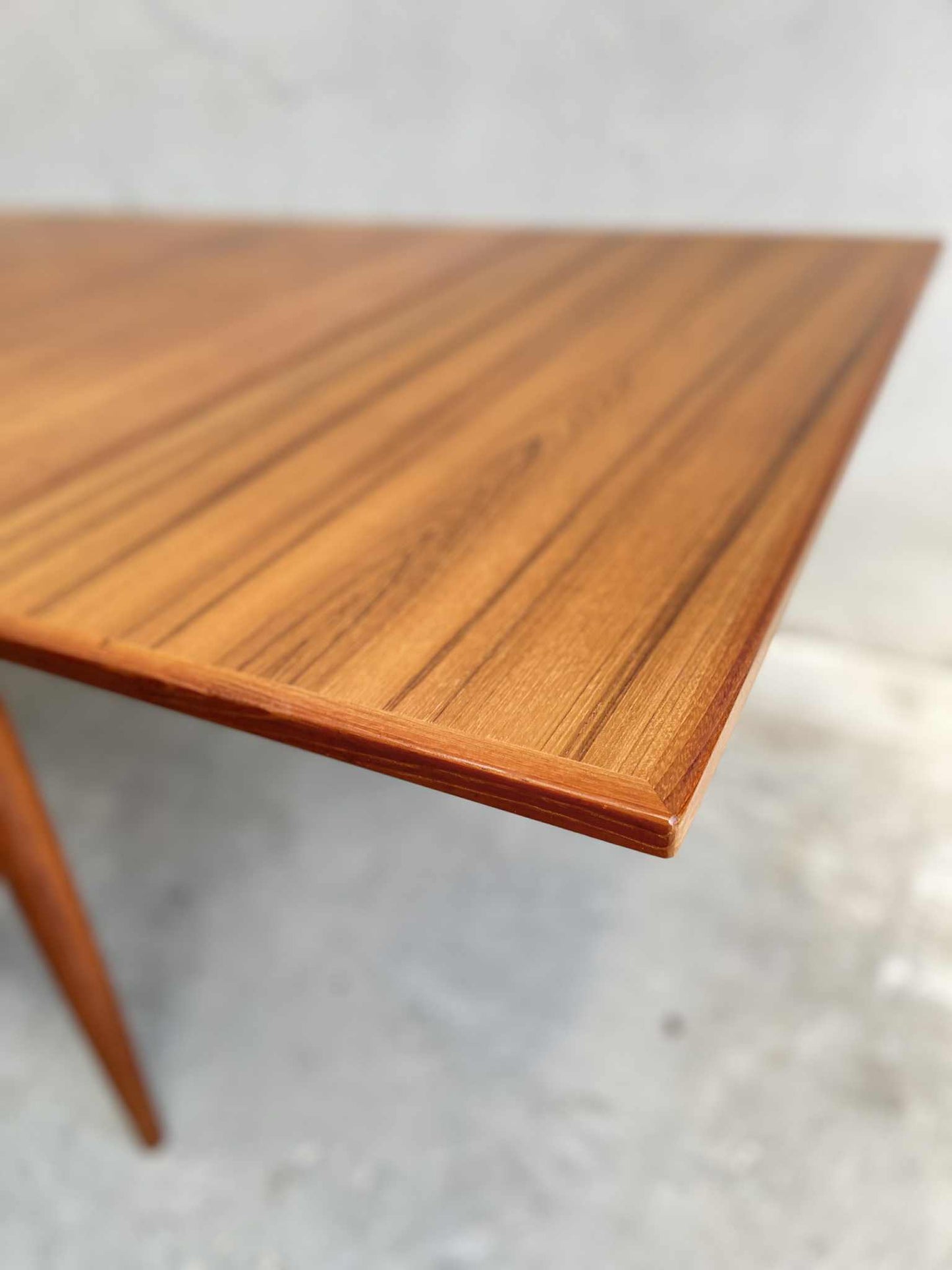 Parker Mid-1970s Honey Teak Extending Dining Table (Revive)