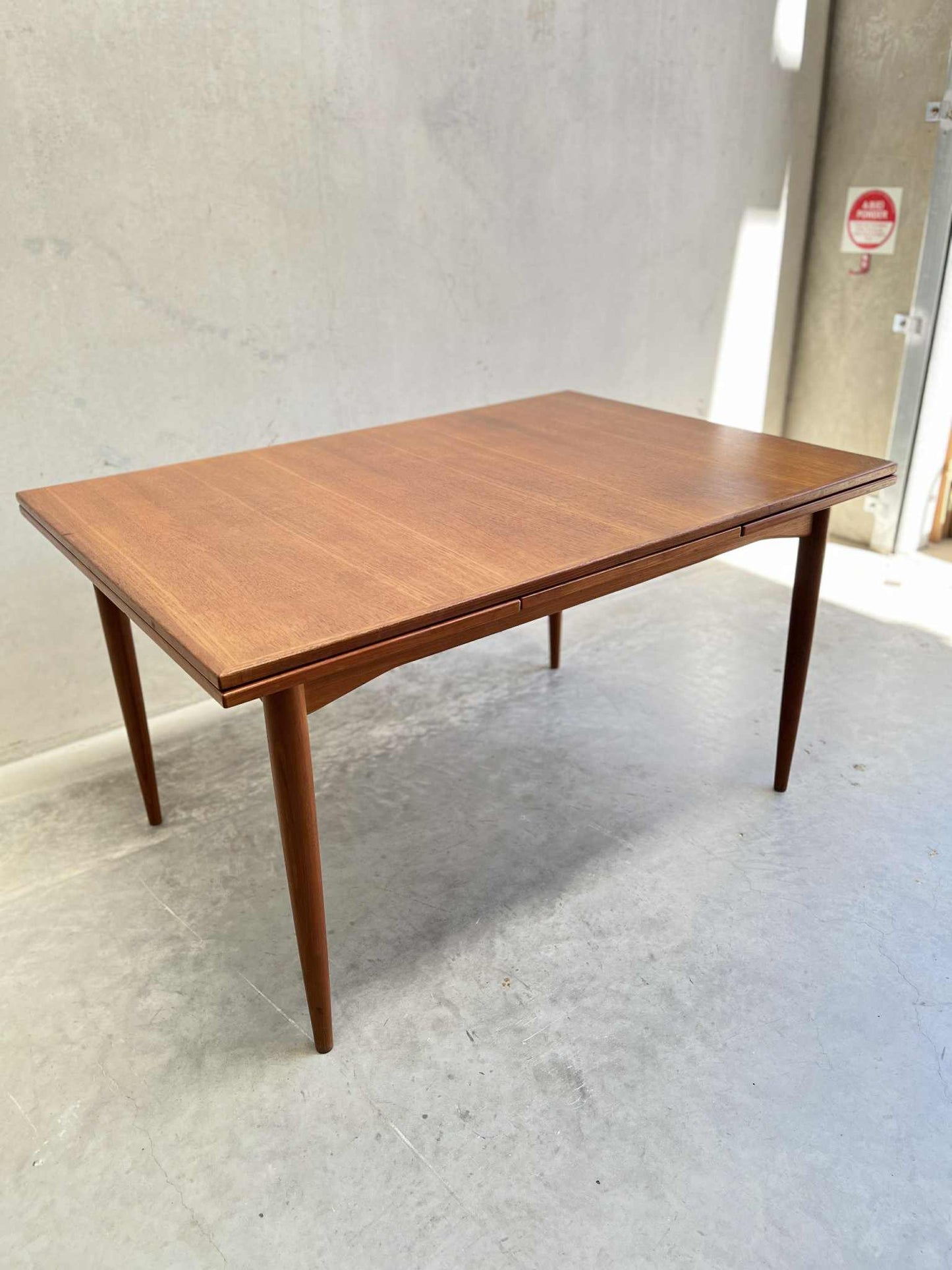 Parker Mid-1970s Honey Teak Extending Dining Table (Revive)
