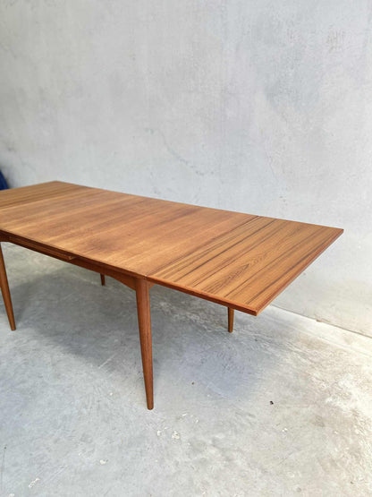 Parker Mid-1970s Honey Teak Extending Dining Table (Revive)