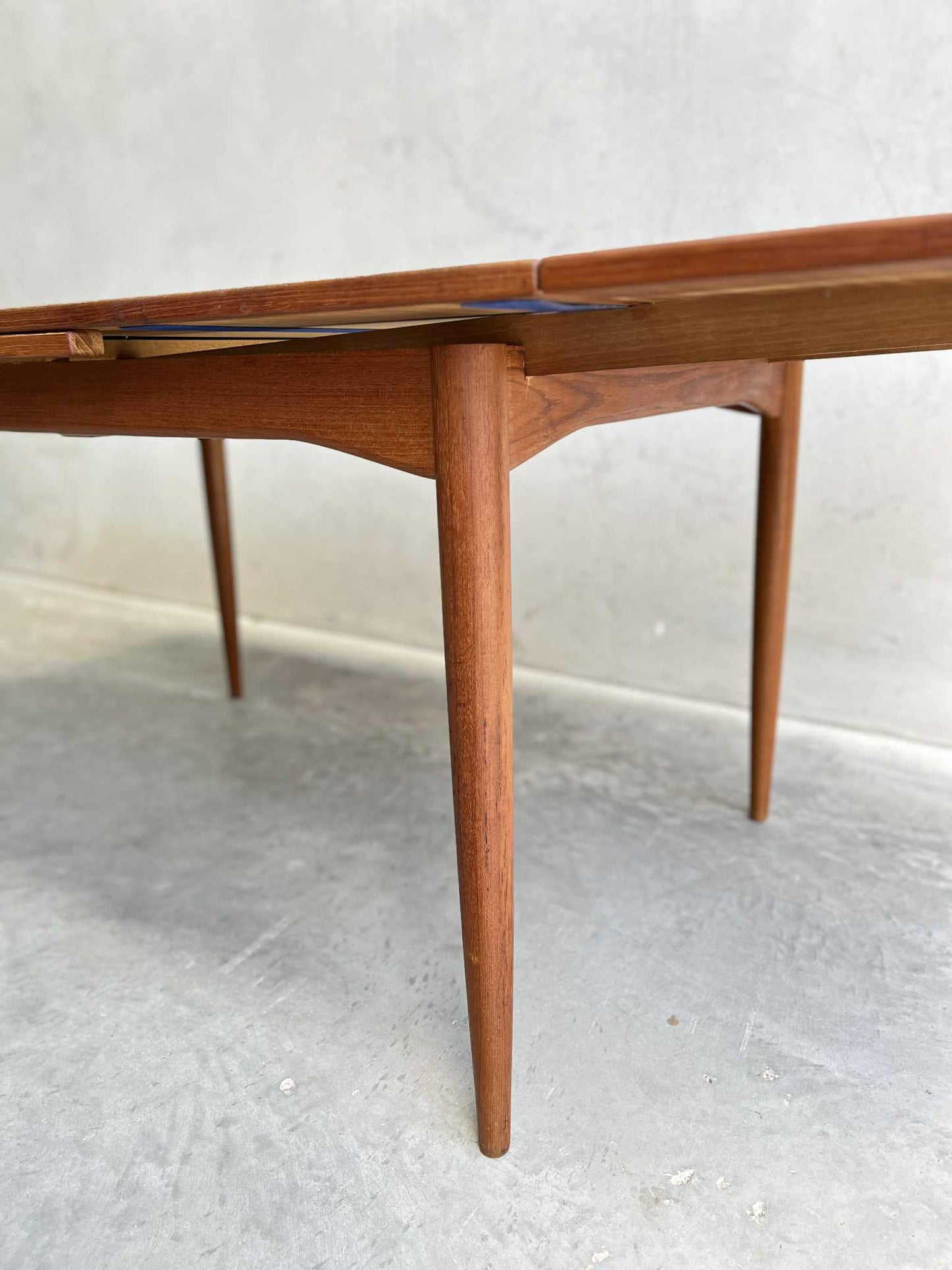 Parker Mid-1970s Honey Teak Extending Dining Table (Revive)