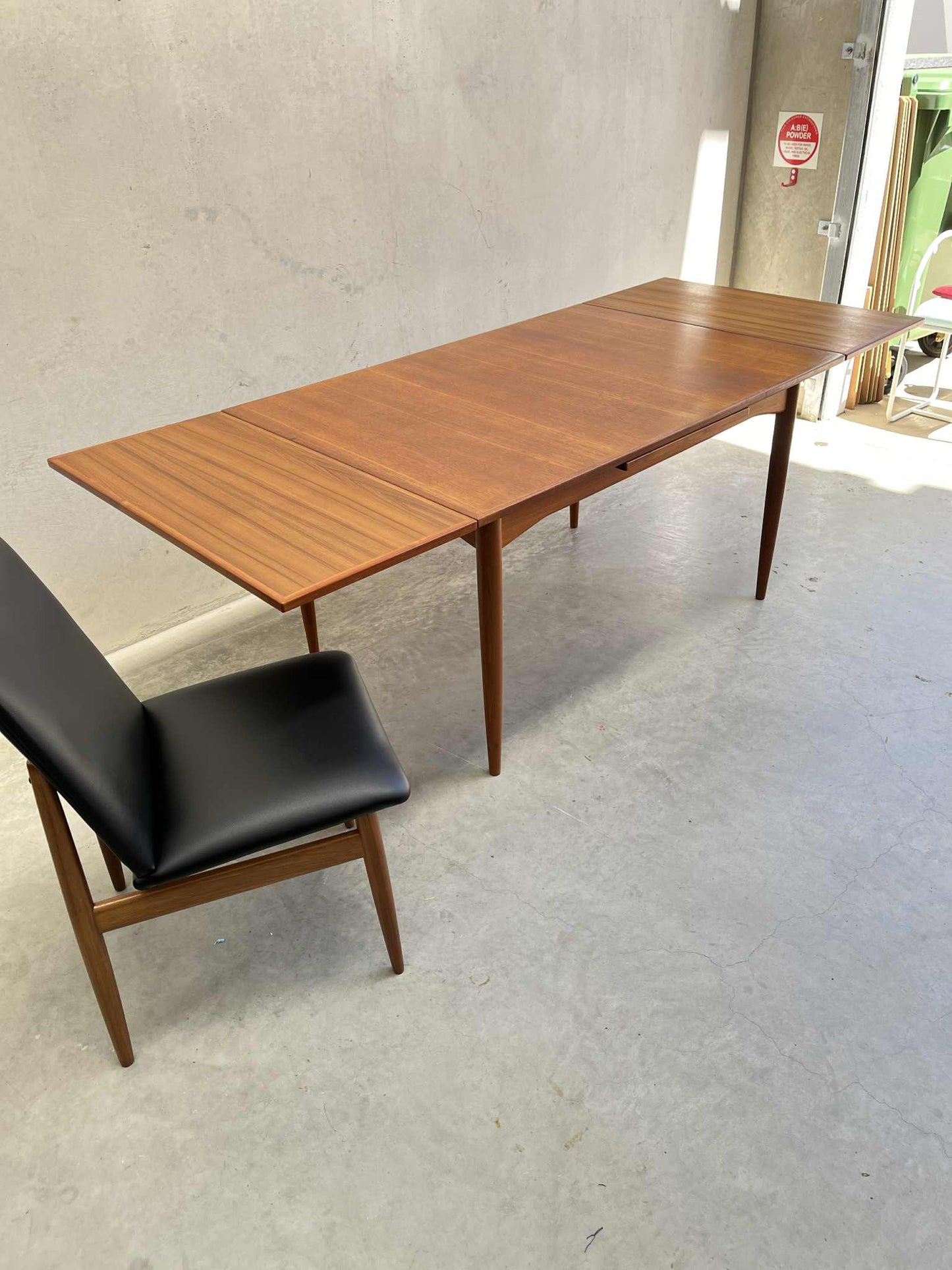 Parker Mid-1970s Honey Teak Extending Dining Table (Revive)