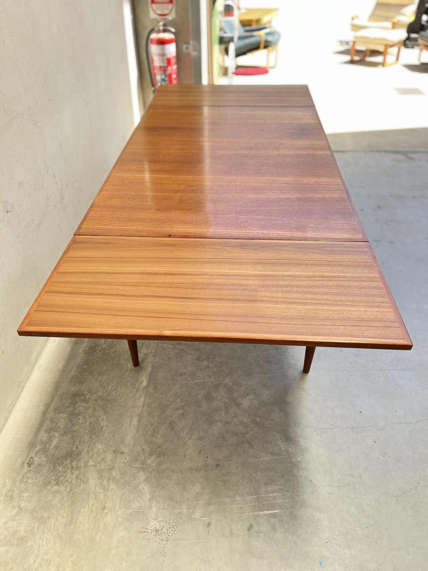 Parker Mid-1970s Honey Teak Extending Dining Table (Revive)