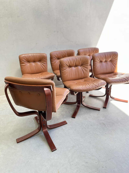 Joe Rufenacht Set of 6 Designer Dining Chairs & Solid Wooden Table Suite (Revive)