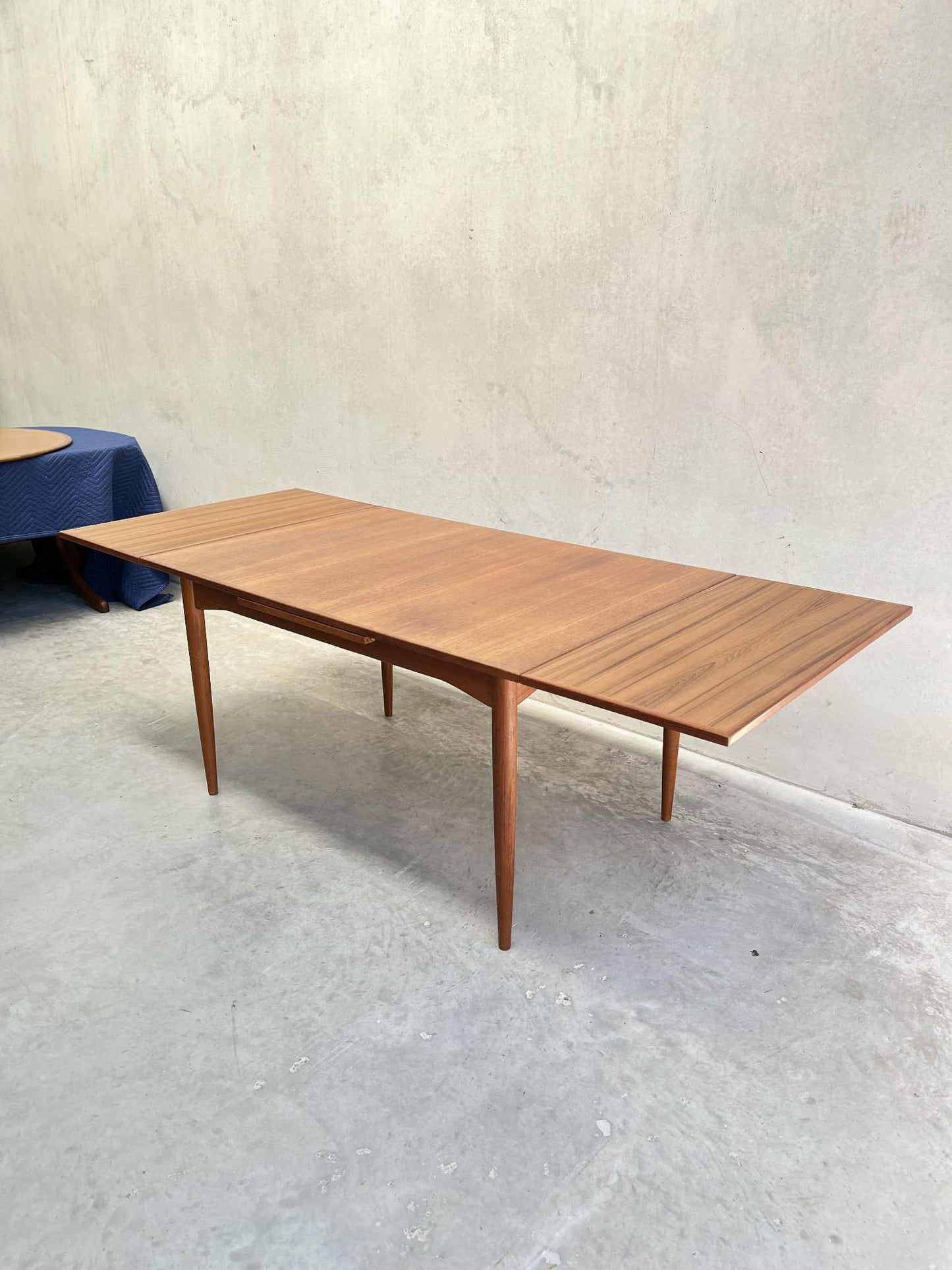Parker Mid-1970s Honey Teak Extending Dining Table (Revive)