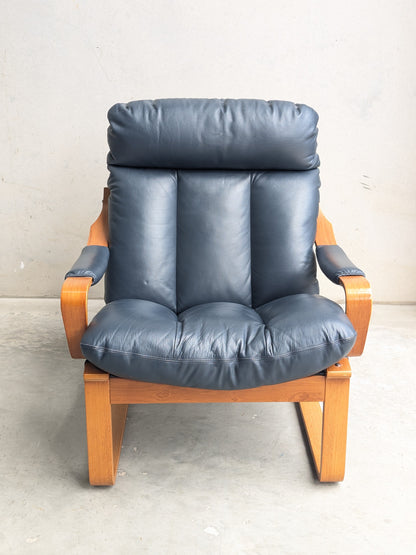 Tessa Stockholm Armchair  – Navy Blue - (Revive)