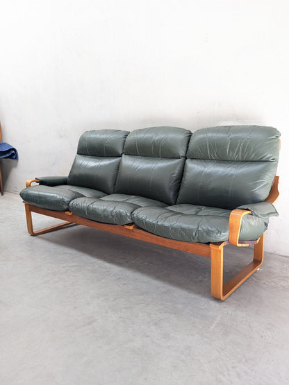 Tessa Monaco 3 Seater  – Forest Green (Revive)