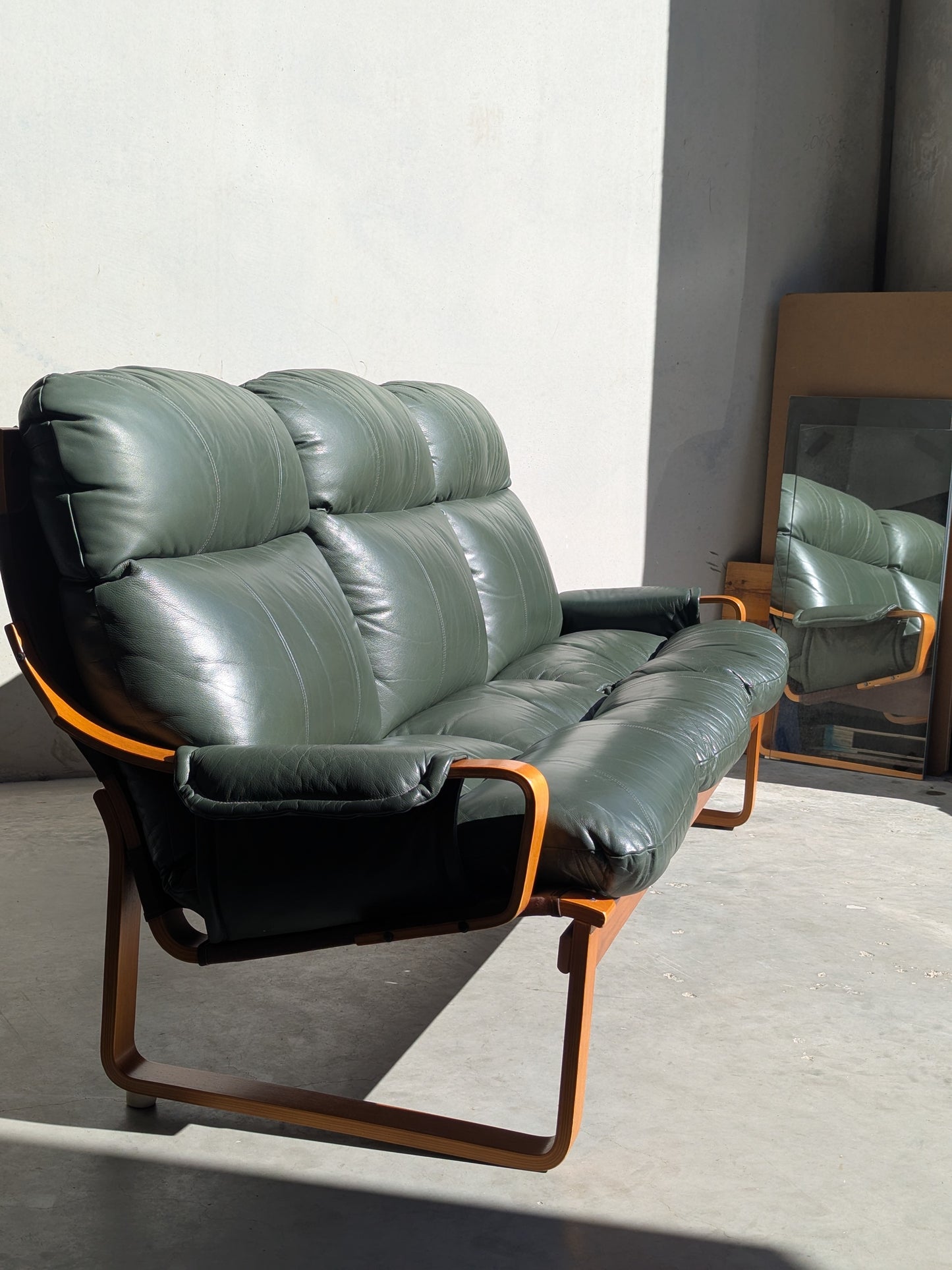 Tessa Monaco 3 Seater  – Forest Green (Revive)