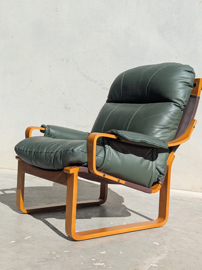 Tessa Monaco Armchair  – Forest Green (Revive)