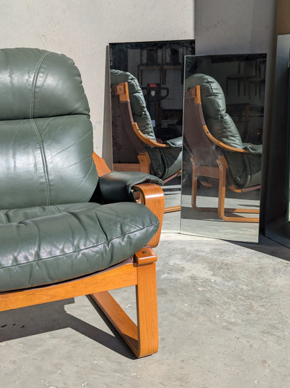 Tessa Monaco Armchair  – Forest Green (Revive)