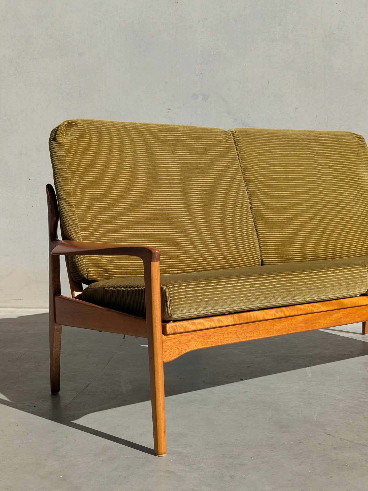 Fler Narvik 2 Seater -  Sage Revival Green Corduroy (Refine))