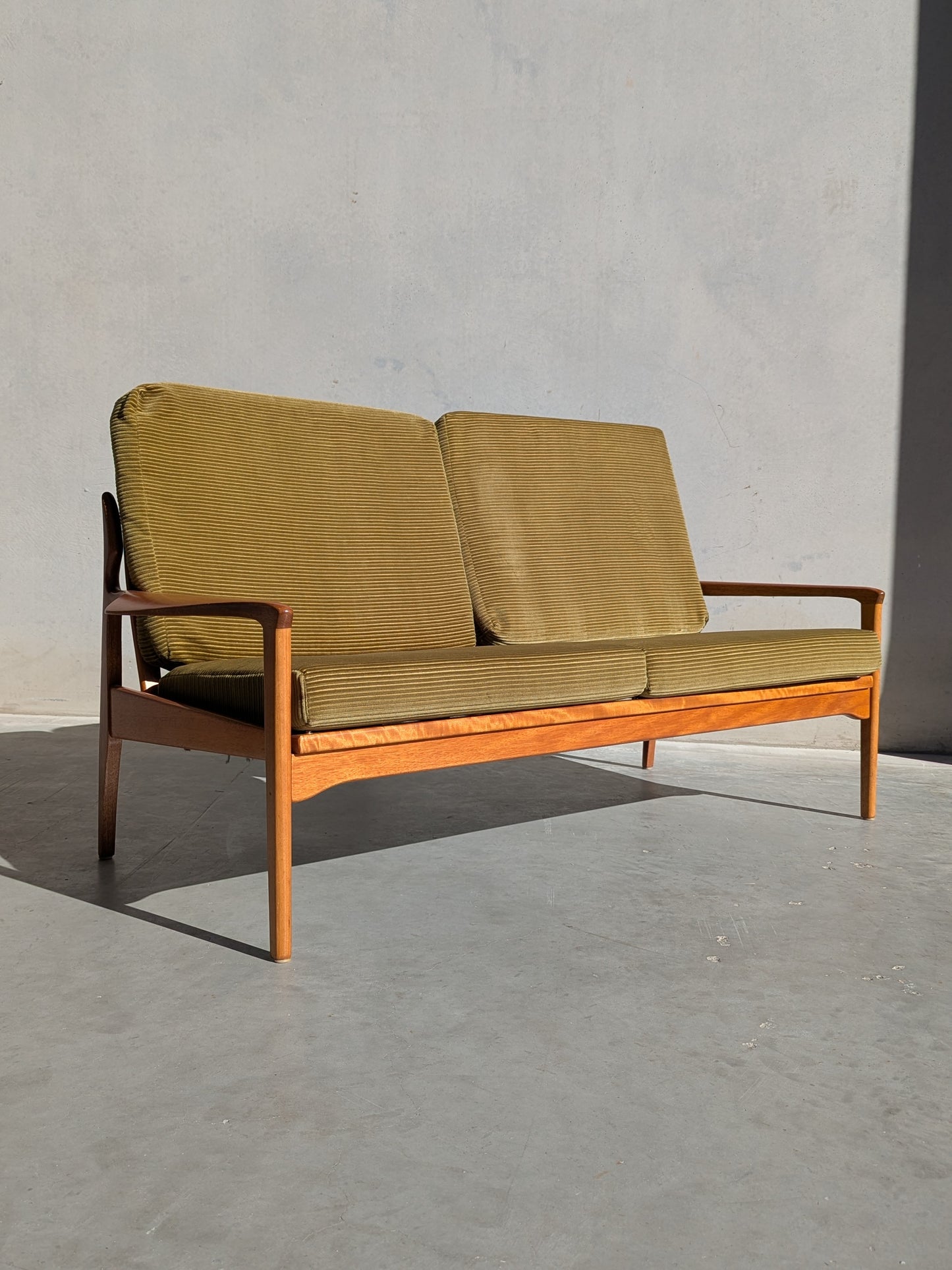 Fler Narvik 2 Seater -  Sage Revival Green Corduroy (Refine))