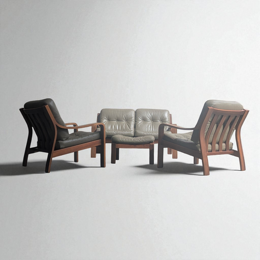 Tessa T9 Set - Full Grain Olive Leather Upholstery (Refine)