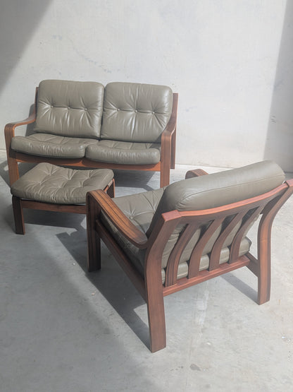 Tessa T9 Set - Full Grain Olive Leather Upholstery (Refine)