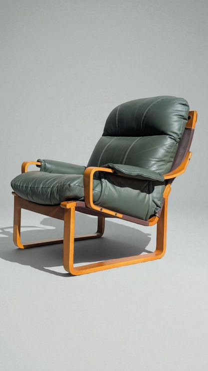 Tessa Monaco Armchair  – Forest Green (Revive)