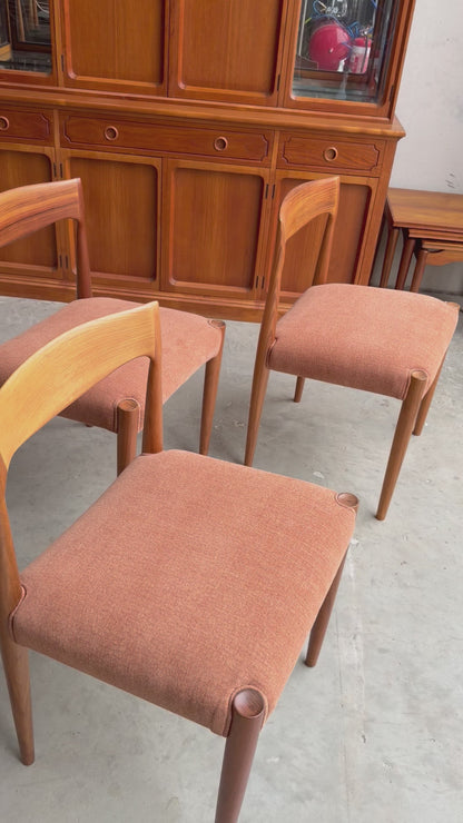 Fully Restored THB 'Milan' Dining Chairs Set of 4 -  (Rediscover)